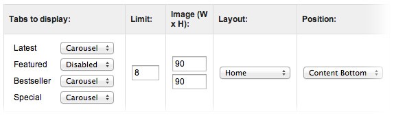Enable Tabbed Products module