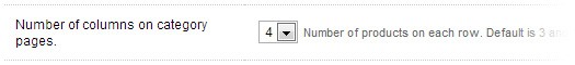Columns number