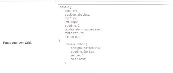 Custom CSS