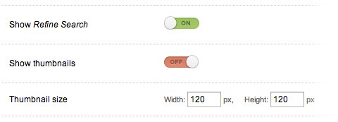 Refine search